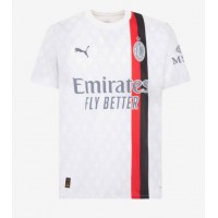 Pánský Fotbalový dres AC Milan Rafael Leao #10 2023-24 Venkovní Krátký Rukáv